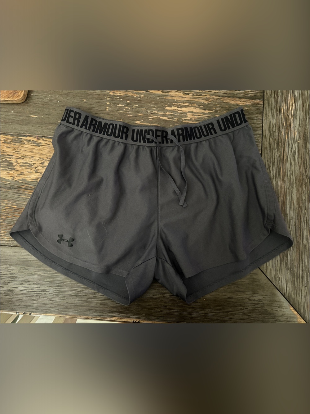 Under Armour Charcoal Gray Performance Shorts